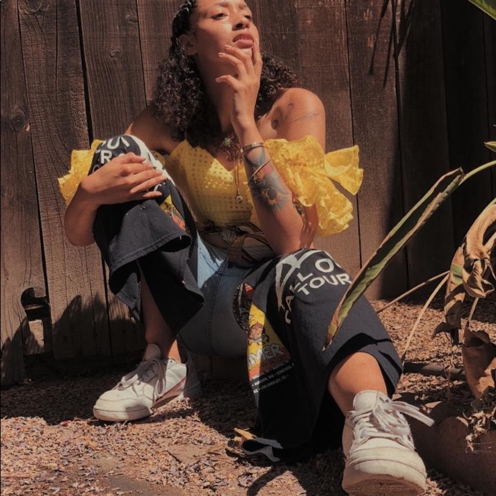 Upcycled Tee Jeans @kayceeapparel